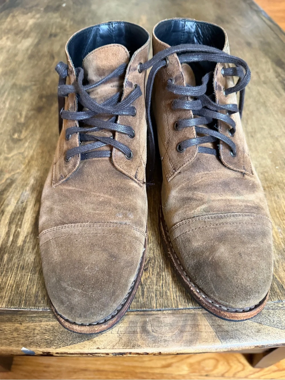 Thursday Boot Co Everyday Mocca Suede Cap Toe Chukka Boots Men’s 8 US Brown